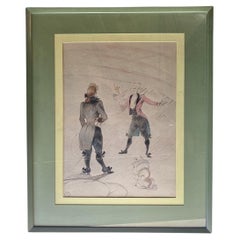 Original Lithograph "At the Circus: The Dog Trainer" 1899 by H.Toulouse-Lautrec