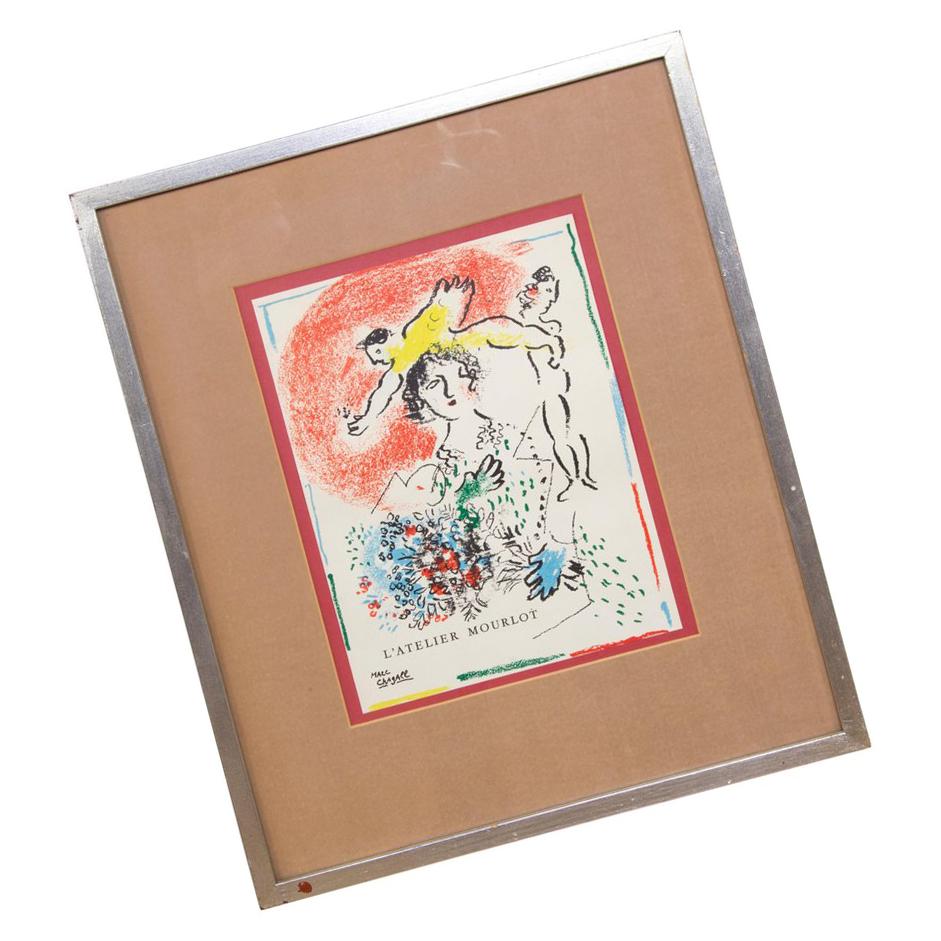 Modern Original lithograph by Chagall 