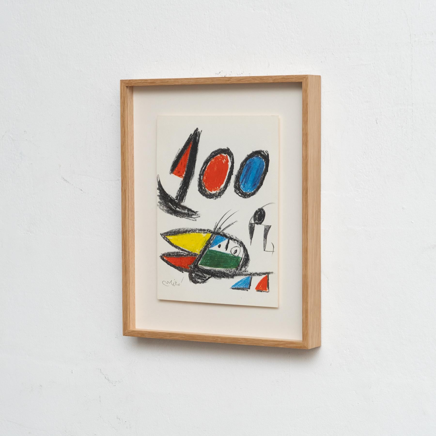 Spagnolo Litografia originale di Joan Miró (1970) - Edizione limitata in vendita