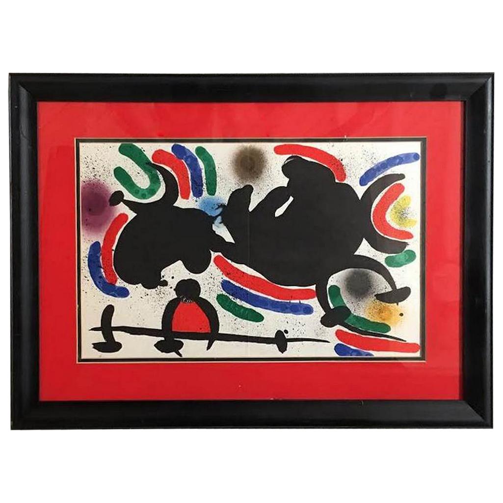 Original Lithograph by Joan Miro