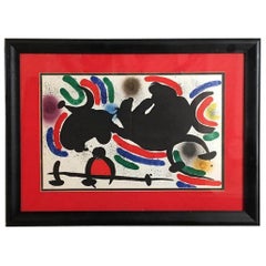 Lithographie originale de Joan Miro