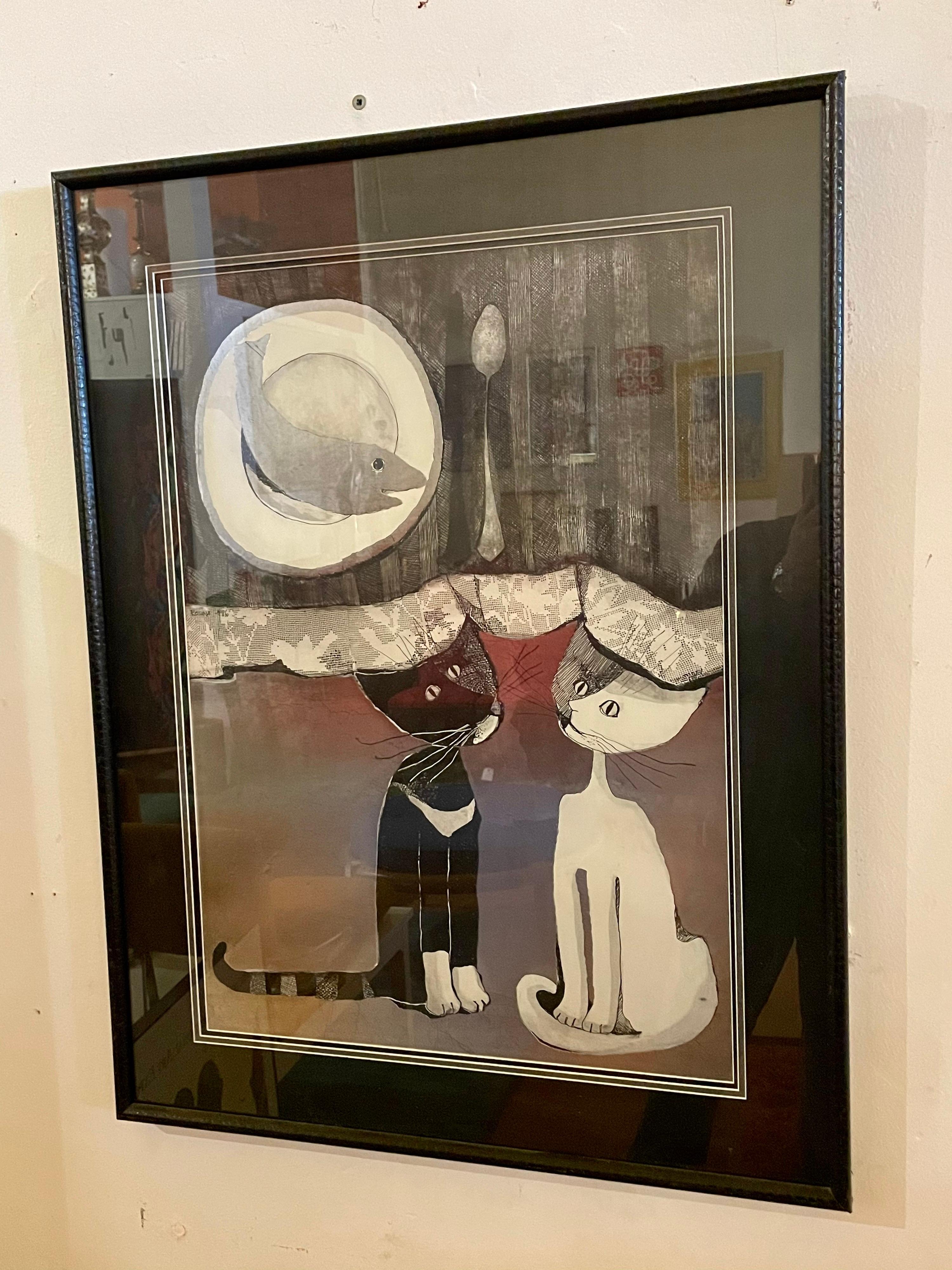 Original Lithograph by Listed Artist Rosina Wachtmeister at 1stDibs