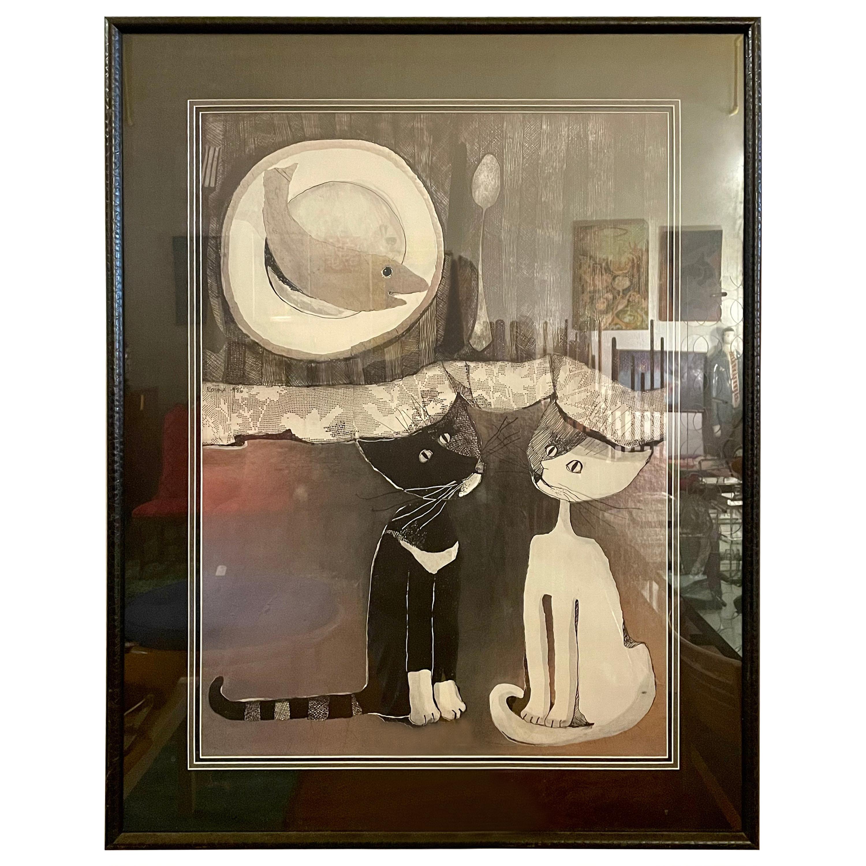 Original Lithograph by Listed Artist Rosina Wachtmeister