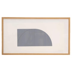 Original lithograph by ROBERT MANGOLD, Multiple Panel Paintings, signed