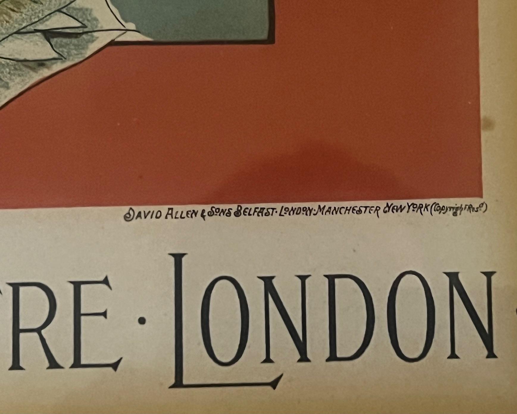 Litografía original para la obra 