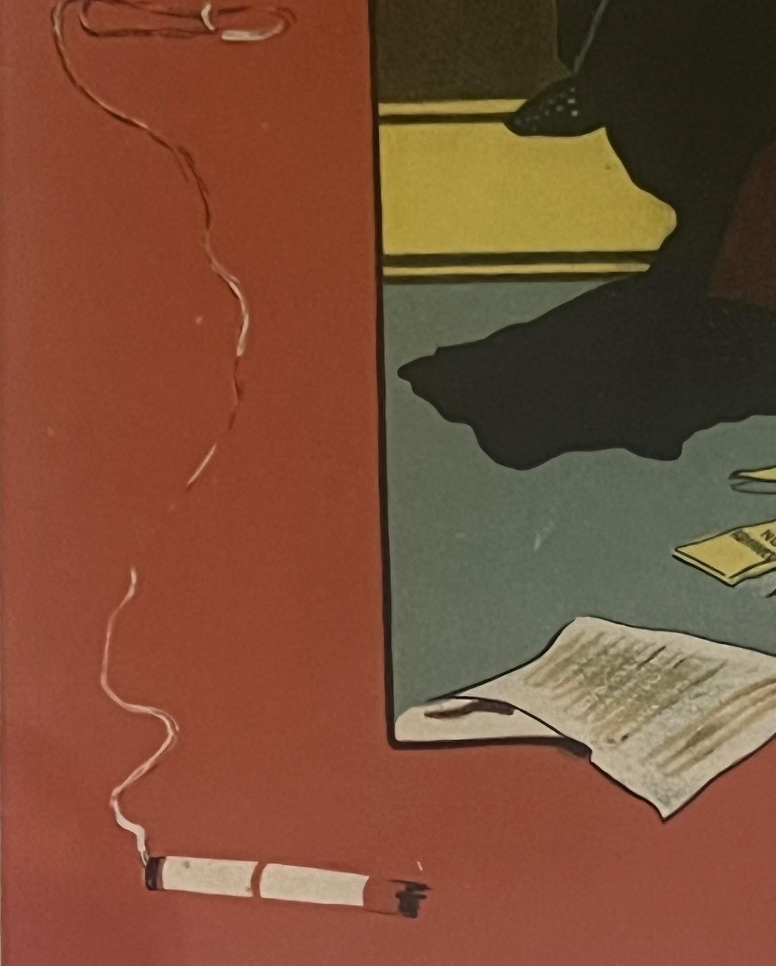 Litografía original para la obra 