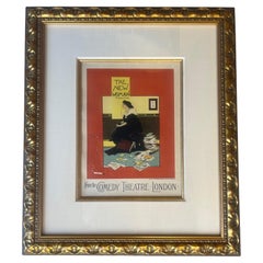 Original Lithograph for the Play "The New Woman" , c. 1894