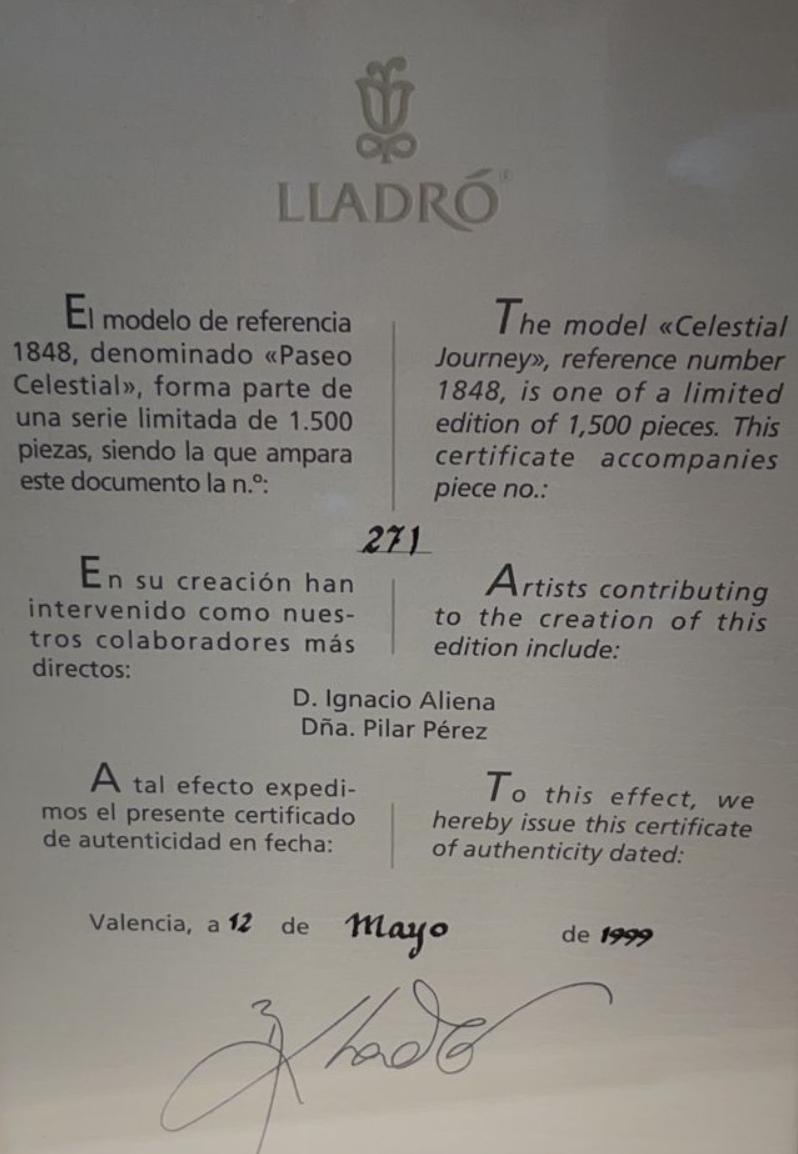  Original LLadro presenting the model 