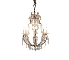 Original Lobmeyr Maria Theresia Baroque Chandelier 20th Century