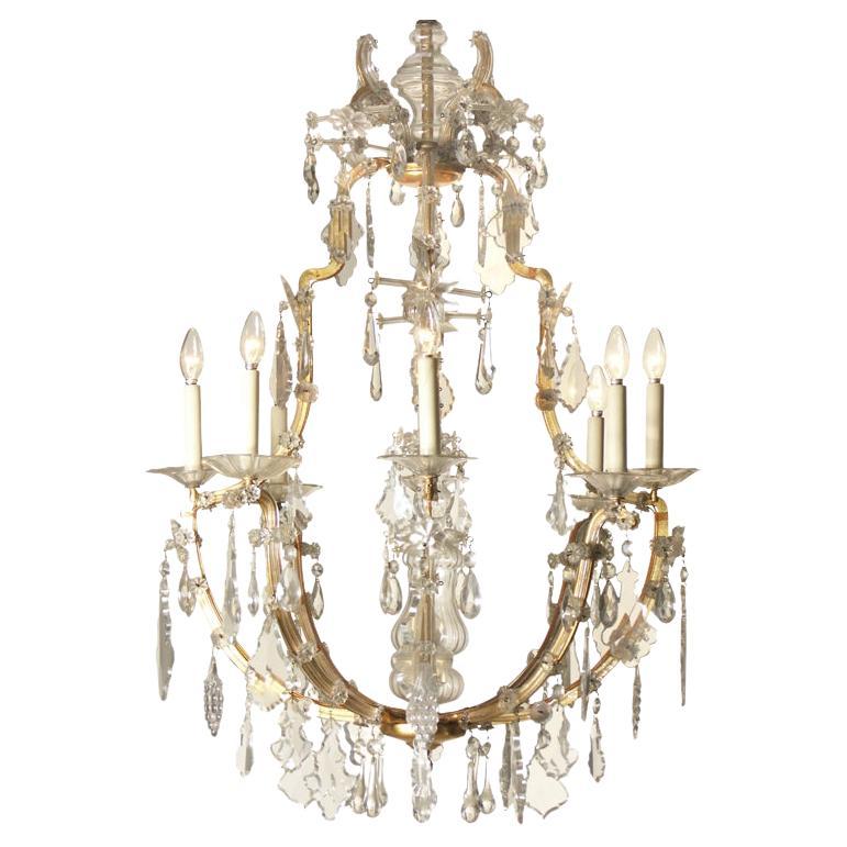 Lampadario barocco originale Lobmeyr Maria Theresia XX secolo
