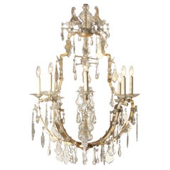 Lampadario barocco originale Lobmeyr Maria Theresia XX secolo