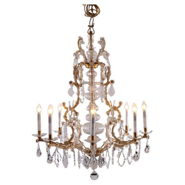 Original Lobmeyr-Kronleuchter, Maria-Theresia Parlor, um 1920 im ...
