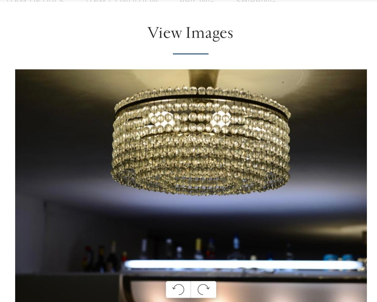 Hand-Crafted Original Lobmeyr Zahn Crystal Chandelier Mid-Century Modern, 1964, Vienna For Sale