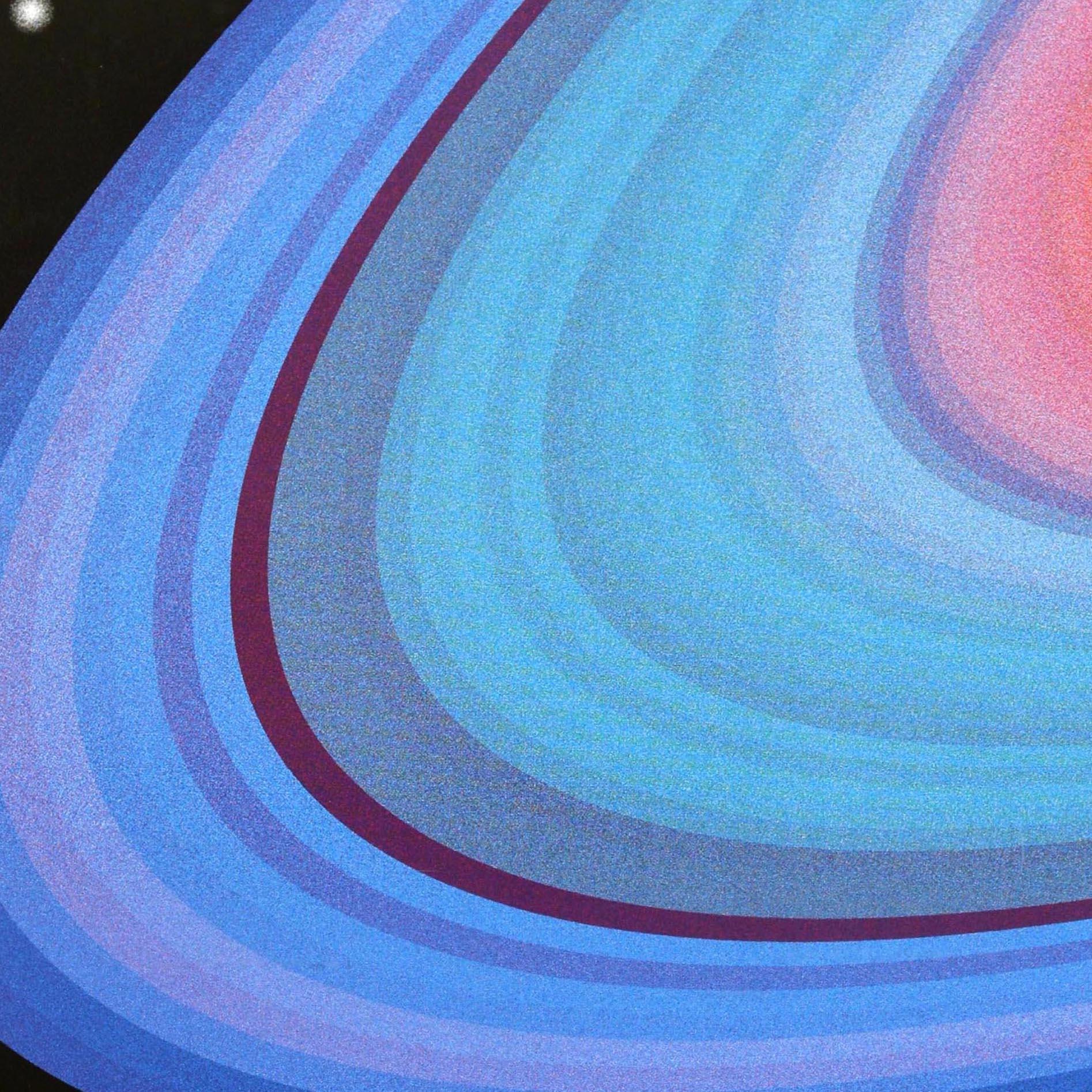 XXIe siècle et contemporain Affiche de voyage originale de Londres Planetarium par tube et bus TFL Planet en vente