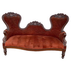 Antique Original Louis Philippe mahogany sofa circa 1830