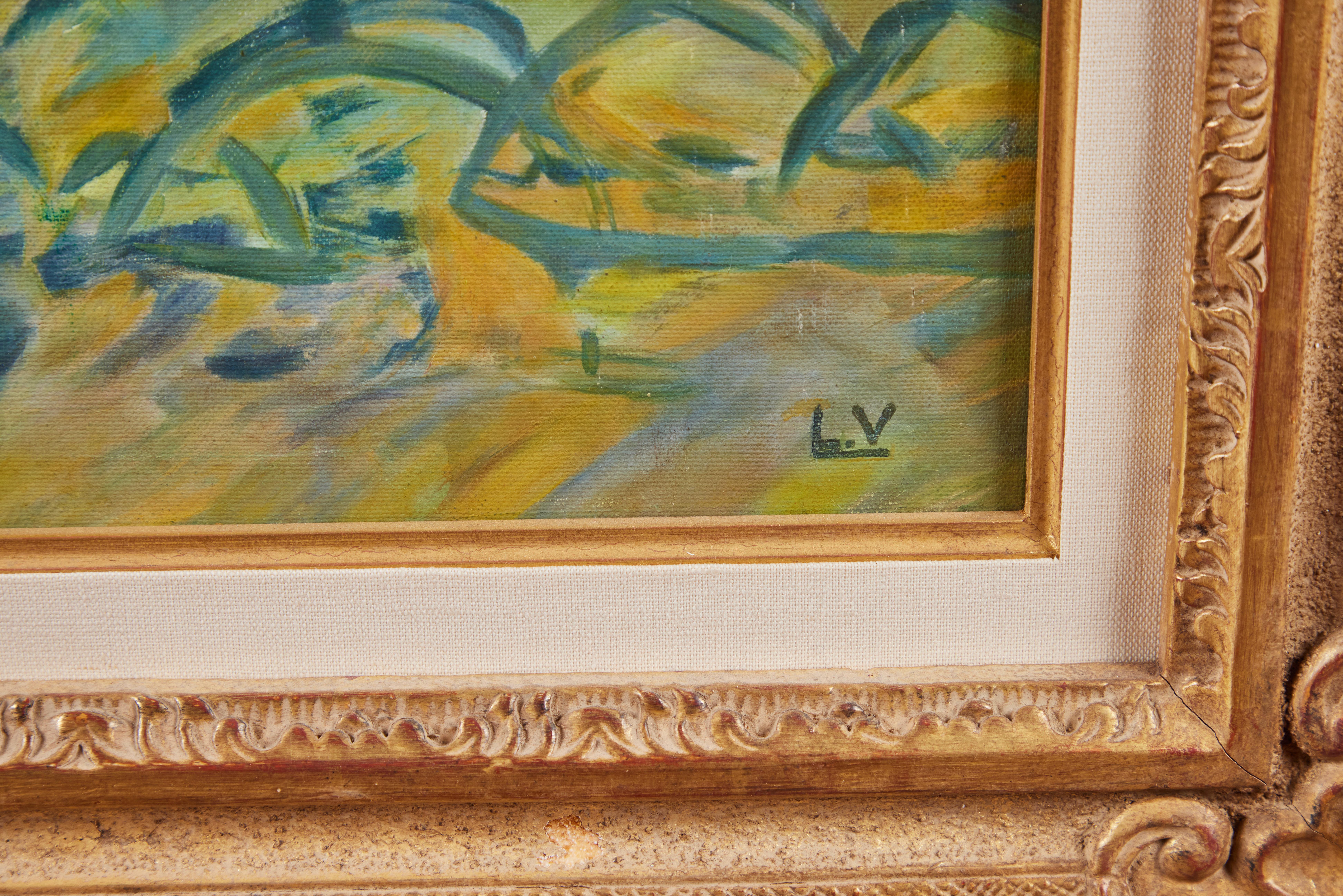 Original, Louis Valtat Oil Painting In Good Condition In Newport Beach, CA