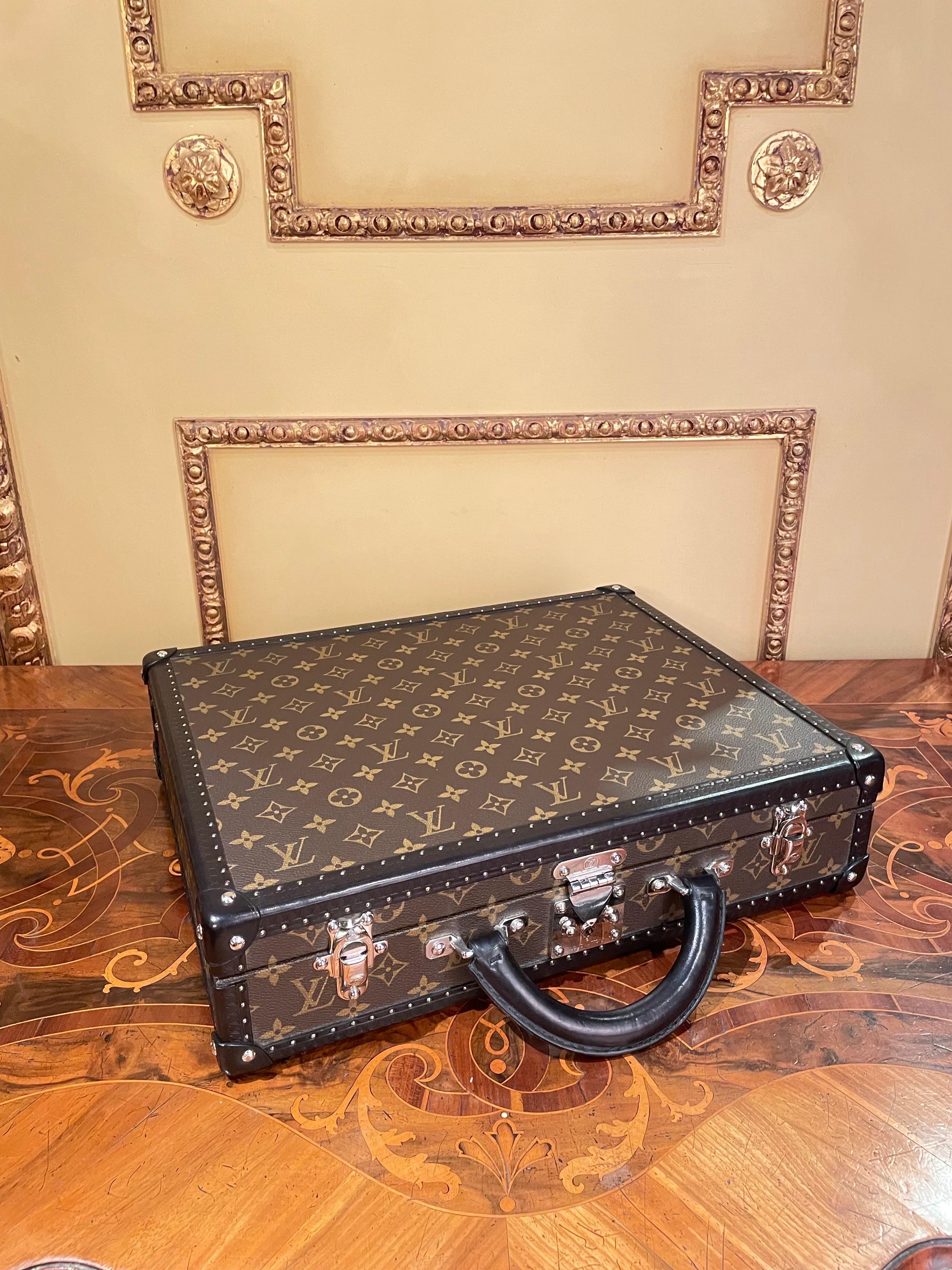 Original Louis Vuitton Briefcase/Suitcase Macassar Monogram President 5