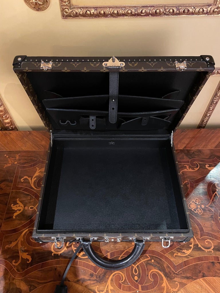 Sold at Auction: Louis Vuitton, Louis Vuitton: a Monogram Macassar  President Briefcase Special Order, 2010s (includes keys, cloche and dust  bag)