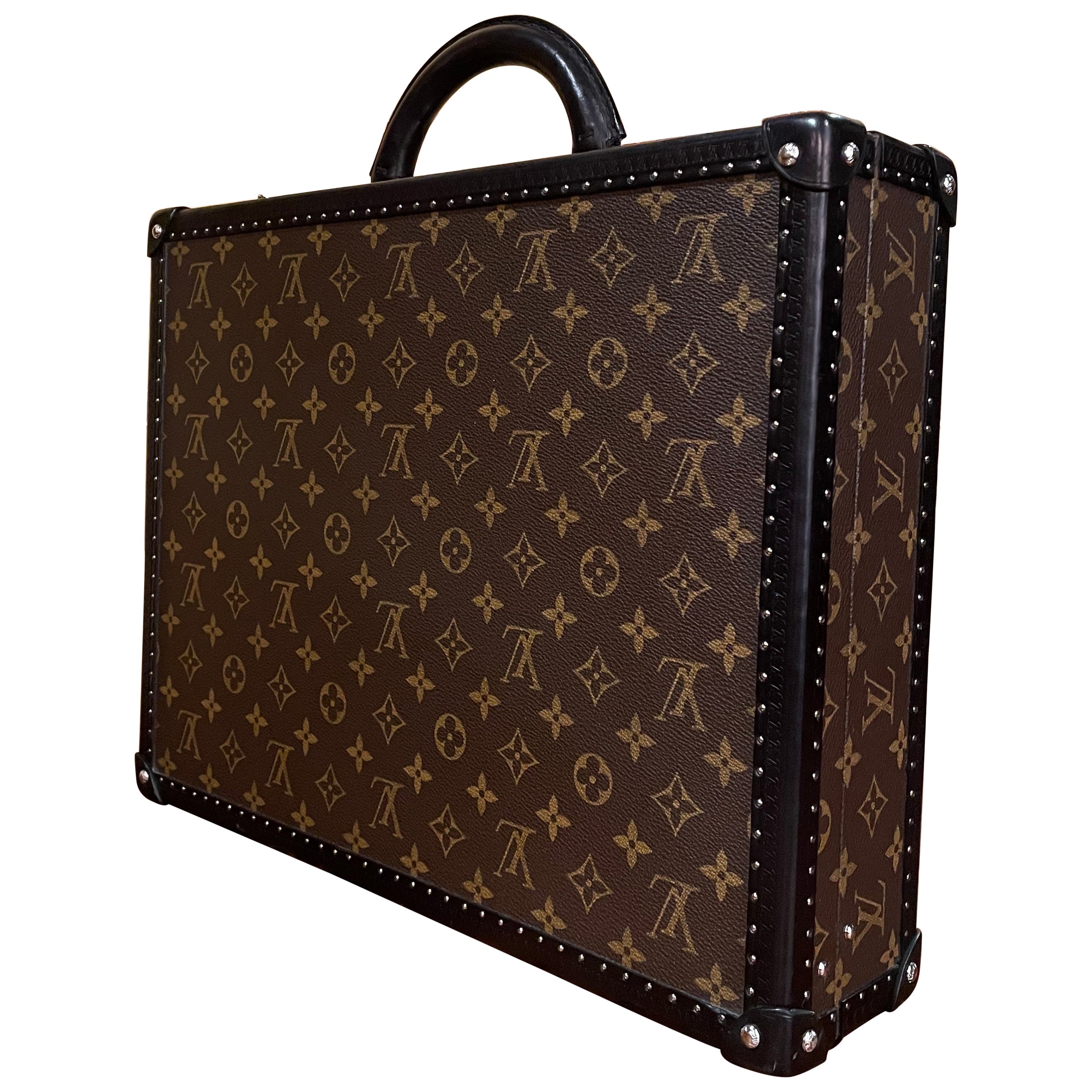 Original Louis Vuitton Briefcase/Suitcase Macassar Monogram President
