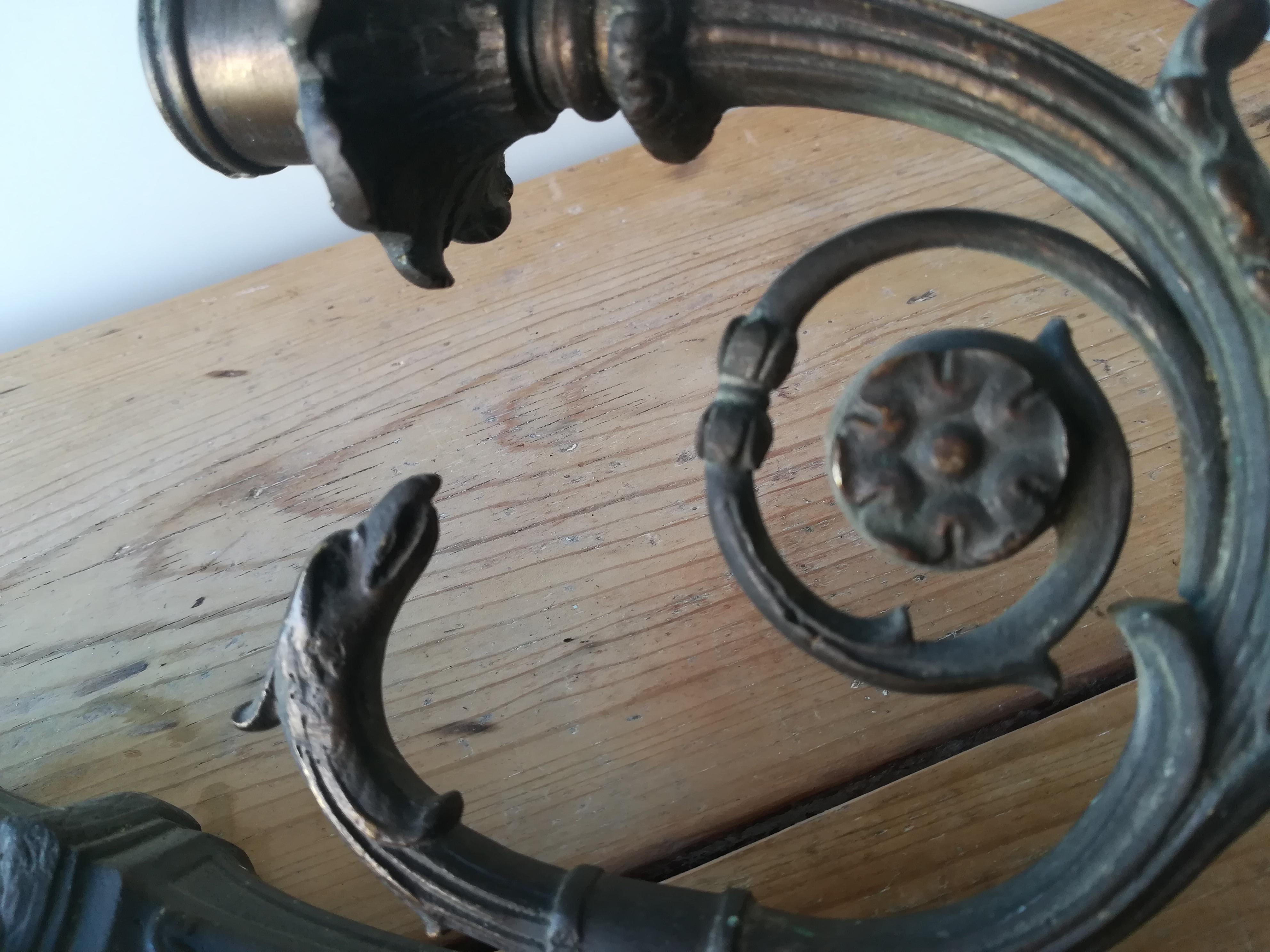 Original Louis XVI /Empire Sconce (with candles) France, Early 18th Century For Sale 10