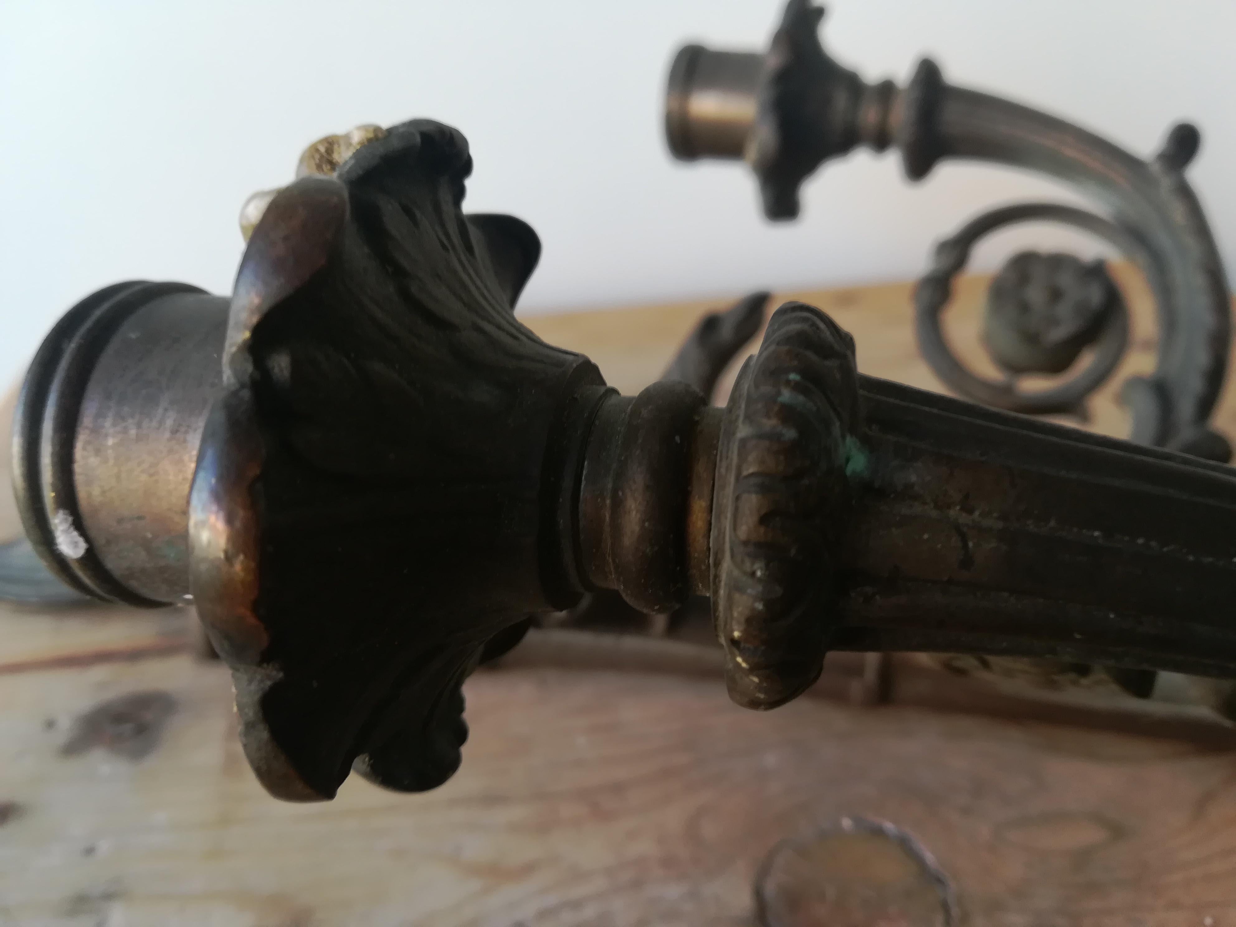 Original Louis XVI /Empire Sconce (with candles) France, Early 18th Century For Sale 13