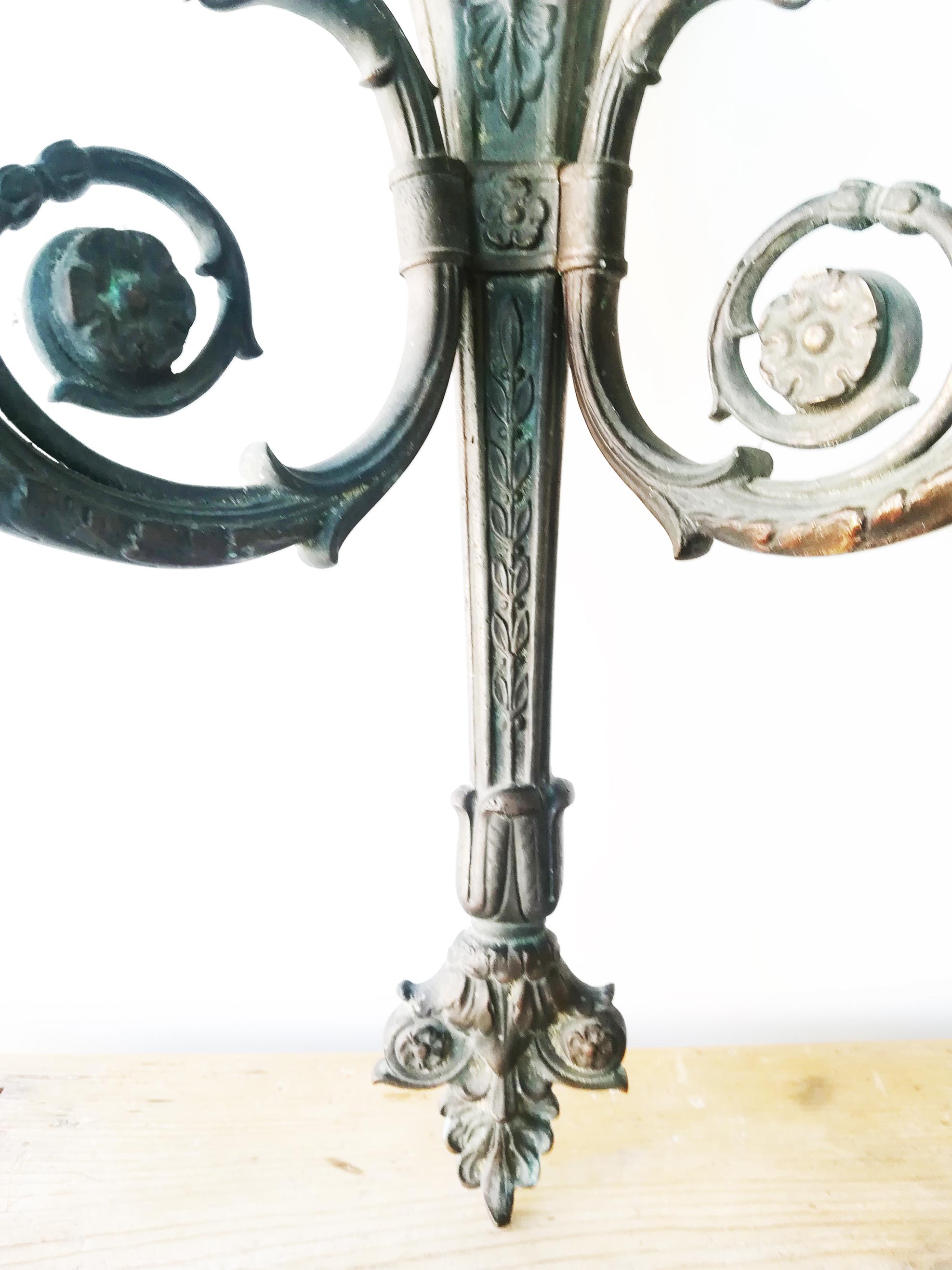 Original Louis XVI /Empire Sconce (with candles) France, Early 18th Century For Sale 3
