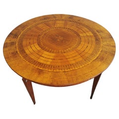 Original Louis XVI Marquetry Center Table circa 1770 France