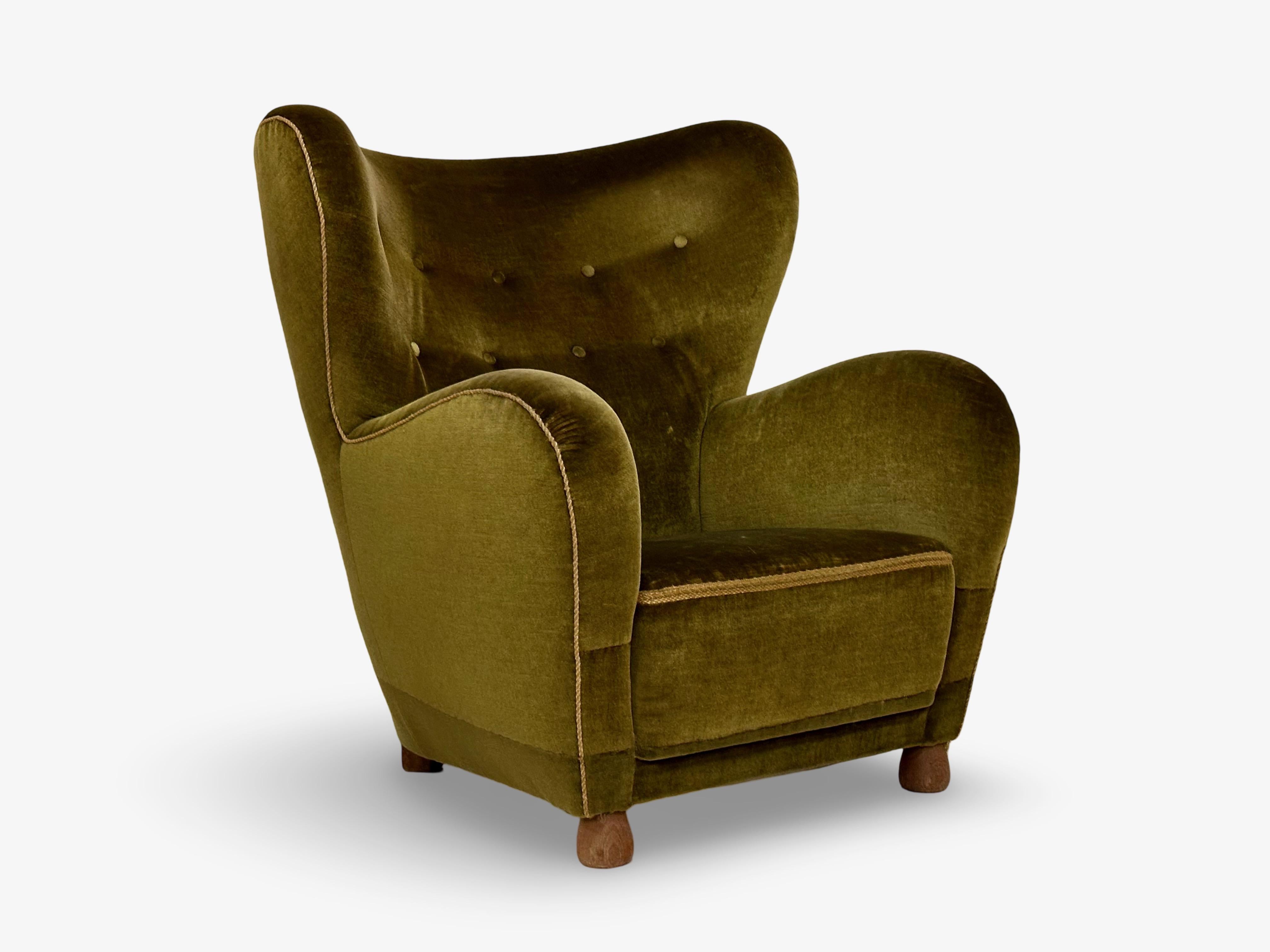 Scandinavian Modern Original lounge chair by Flemming Lassen, Denmark. For Sale