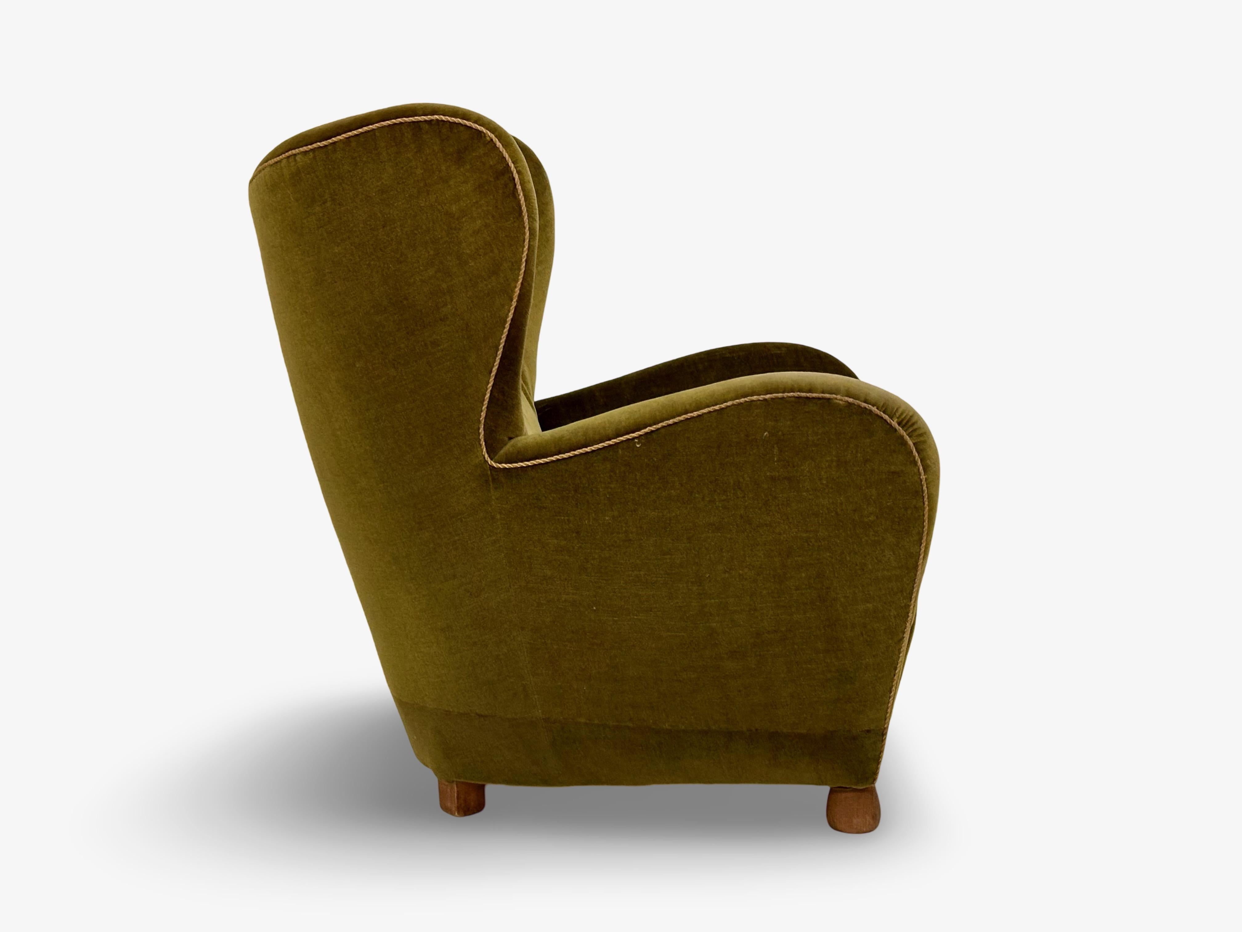 Danish Original lounge chair by Flemming Lassen, Denmark. For Sale