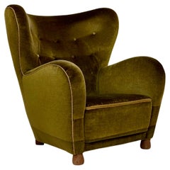 Original Loungesessel von Flemming Lassen, Dänemark.