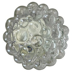 Original LUCID Glass Wall Light Sconces by Helena Tynell Glashütte Limburg, 1960