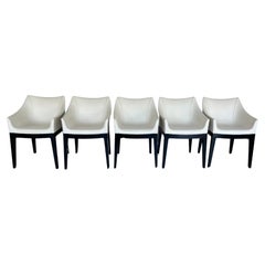 Retro Original Mademoiselle Leather Chairs by Philippe Starck for Kartell - Set of 5