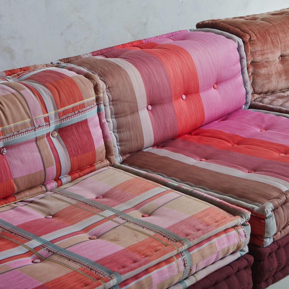 Italian Original Mah Jong Sectional Sofa by Hans Hopfer for Roche Bobois, 1970s