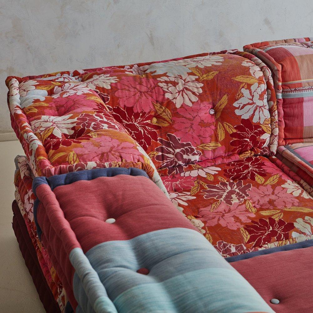 Upholstery Original Mah Jong Sectional Sofa by Hans Hopfer for Roche Bobois, 1970s