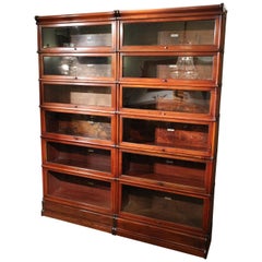 Original Mahogany Globe Wernicke Bookcase in Perfect Condition