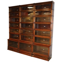 Original Mahogany Globe Wernicke Bookcase in Perfect Condition