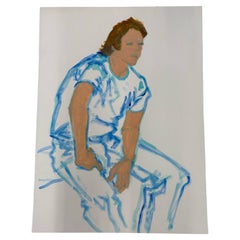 Original männliches Porträt-Kunstwerk