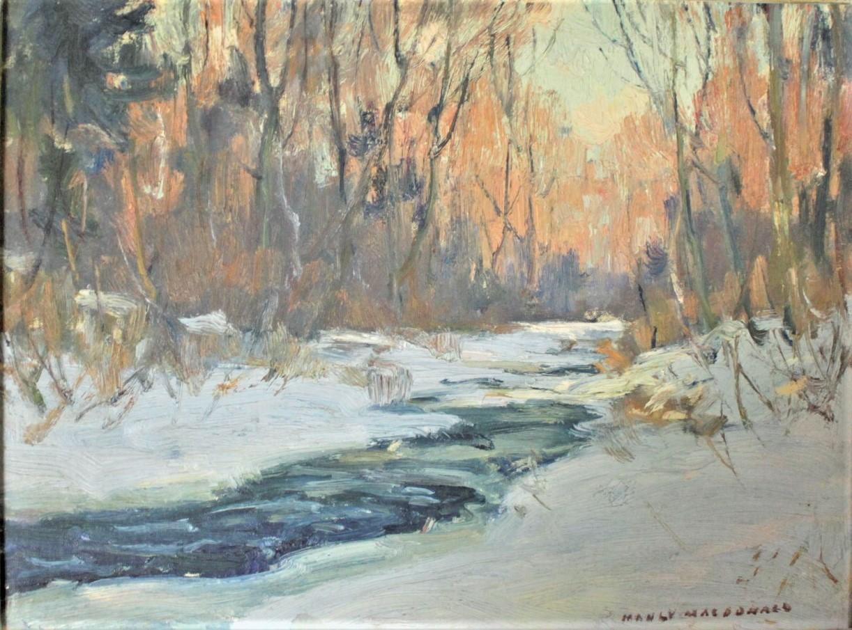 Other Original Manly E. MacDonald 'Canadian' Oil on Canvas Board Landscape Painting