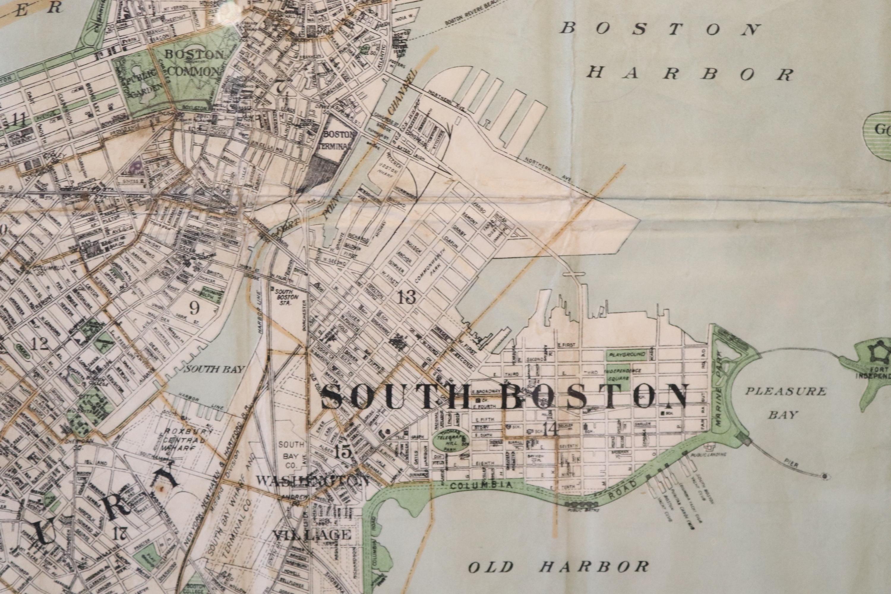 original map of boston
