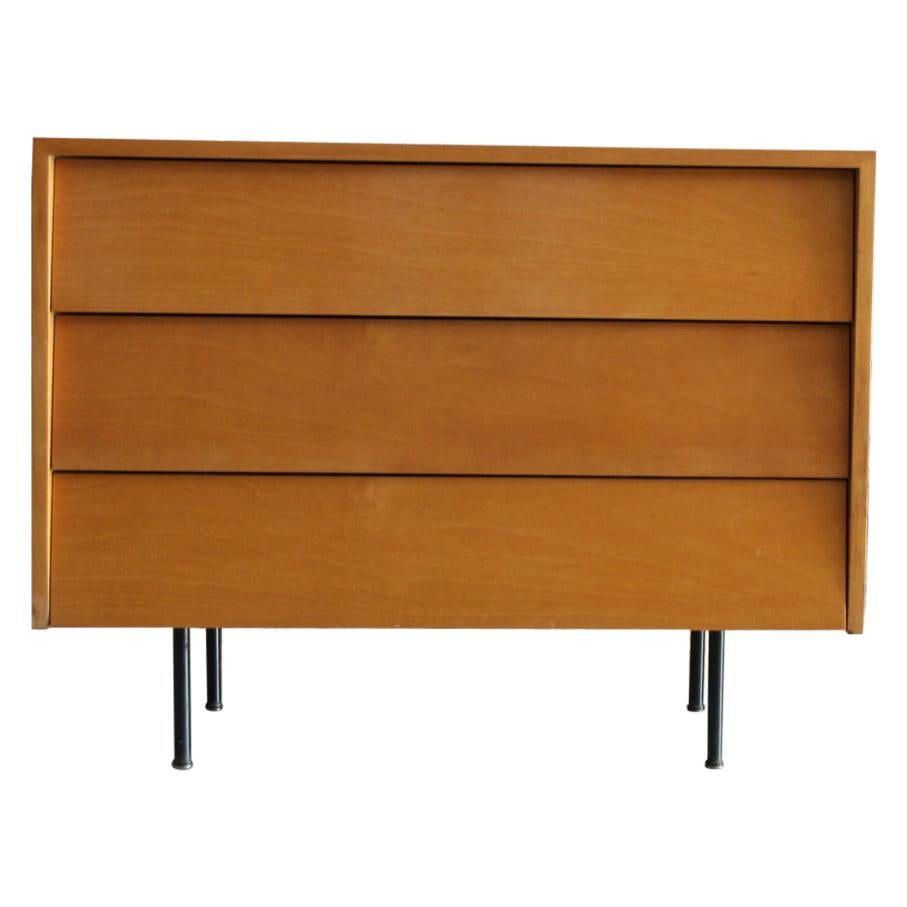 Original Maple Louvered Dresser by Florence Knoll for Knoll