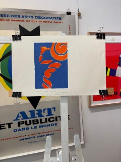 Original maquette ‘Orangina Bottles’ by Villemot