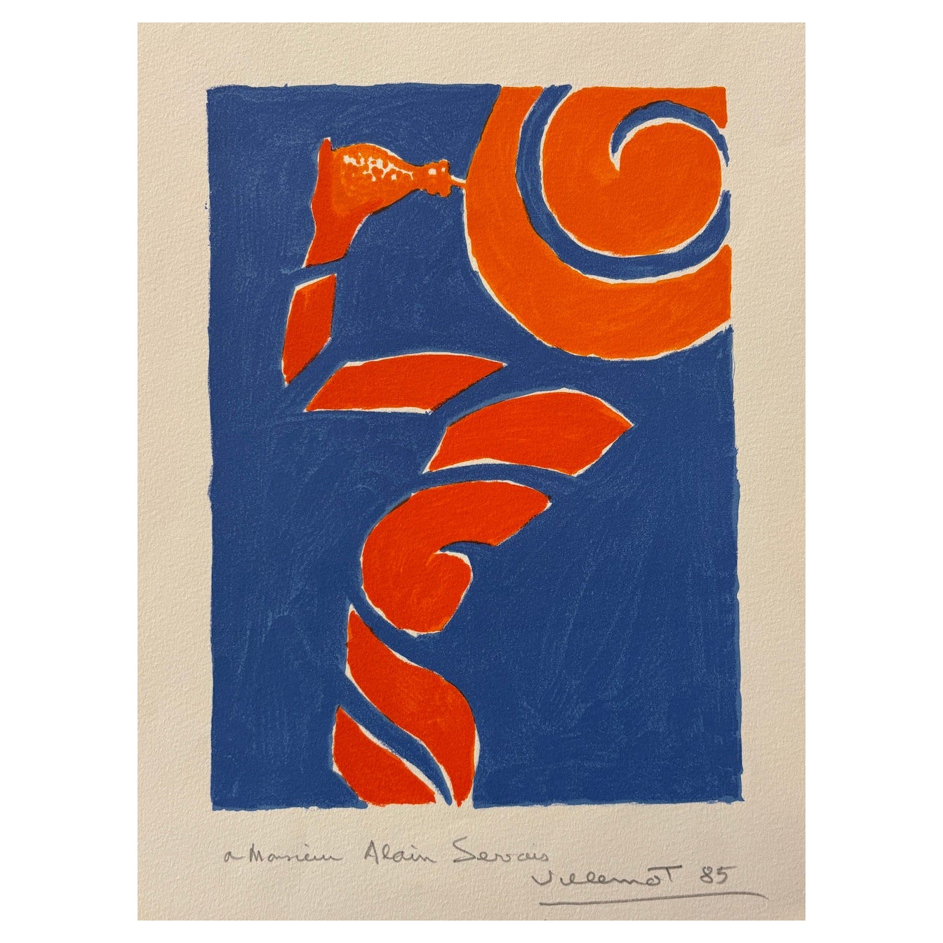 Original maquette ‘Orangina Bottles’ by Villemot