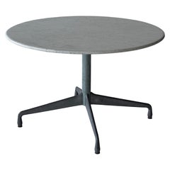 Original Marble Aluminum Group Table by Charles and Ray Eames for Herman Miller