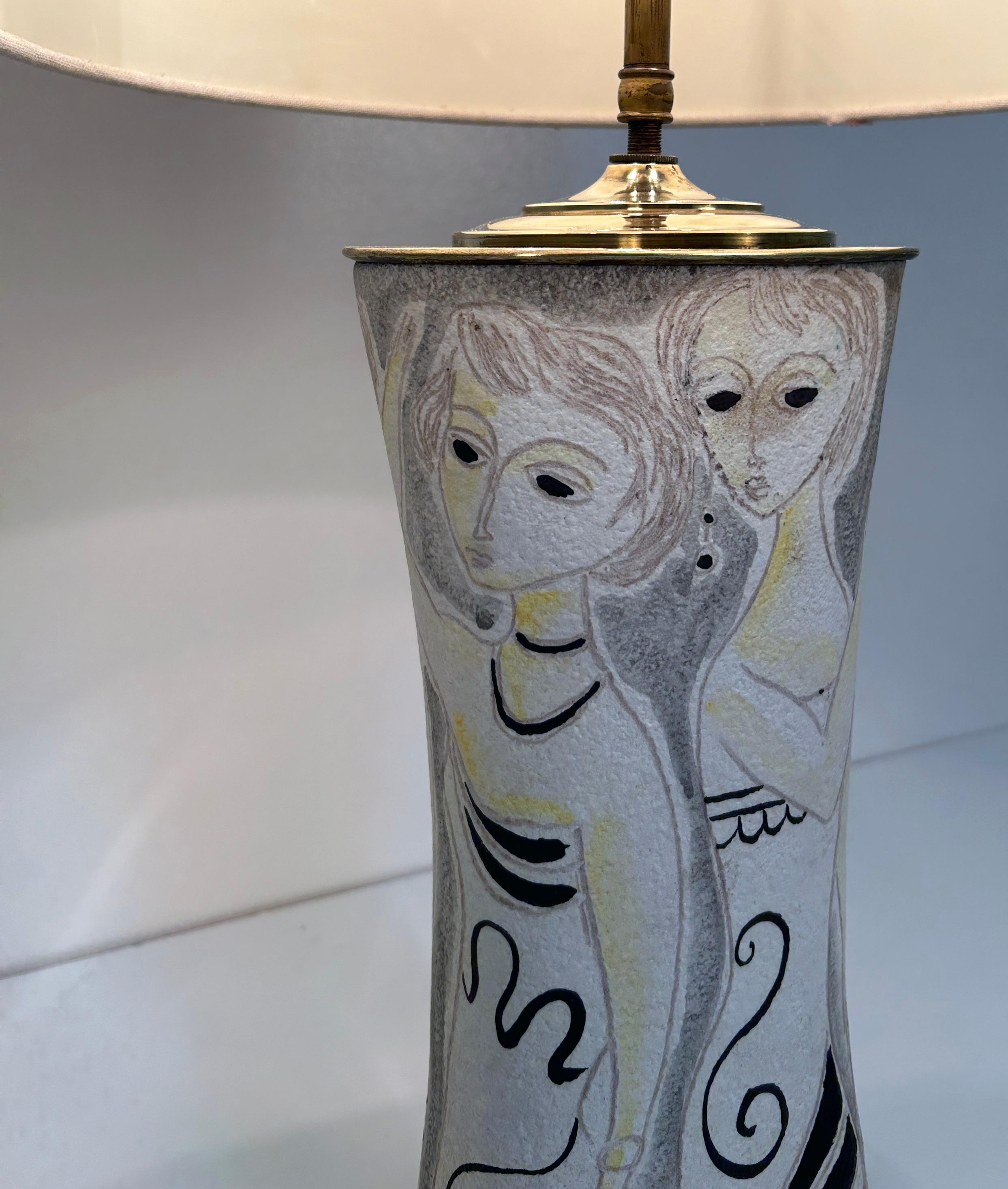 Original Marcello Fantoni Studio Table Lamp In Excellent Condition For Sale In South Charleston, WV