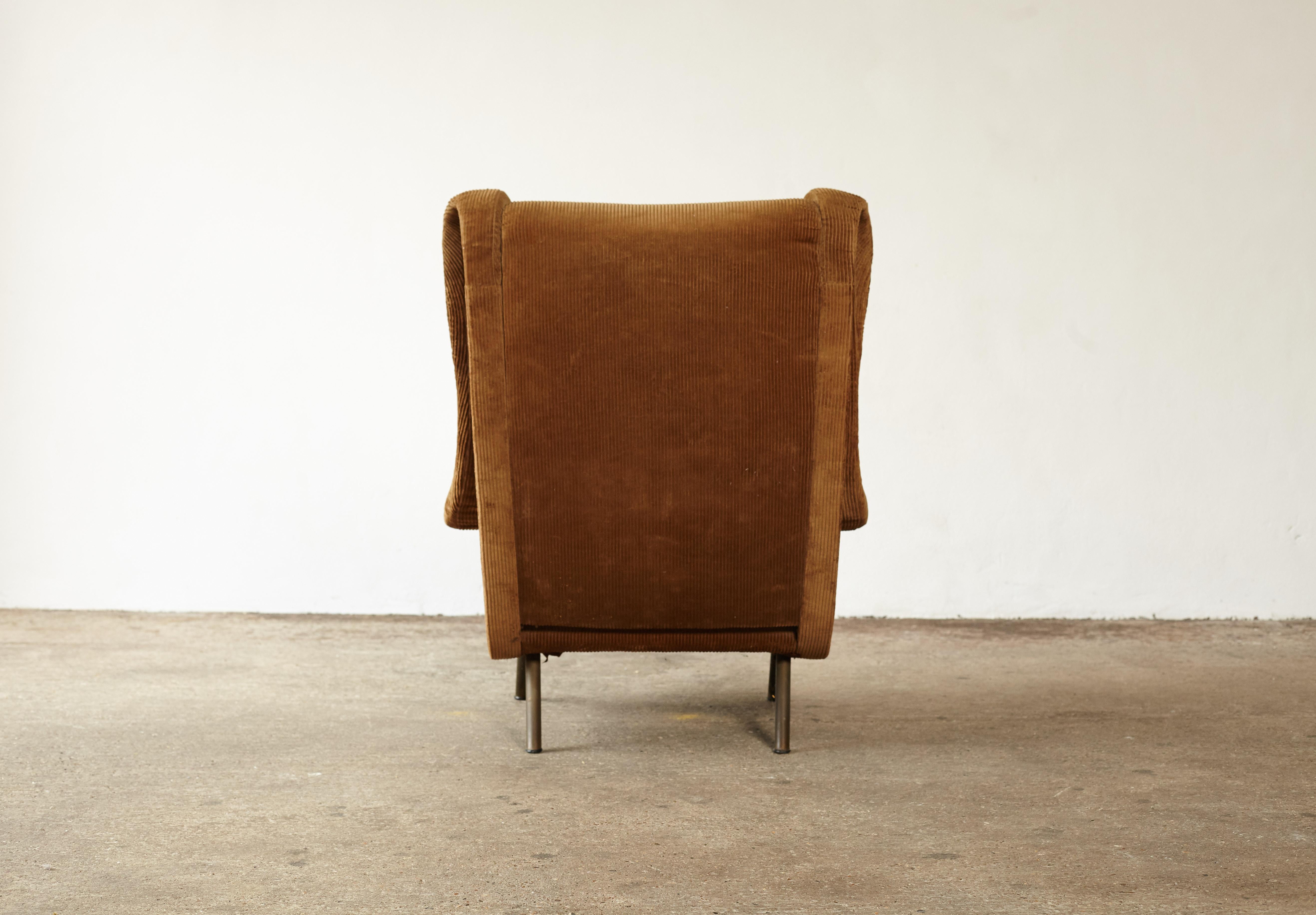 Italian Original Marco Zanuso Senior Chair for Re-Upholstery, Arflex, Italy, 1960s