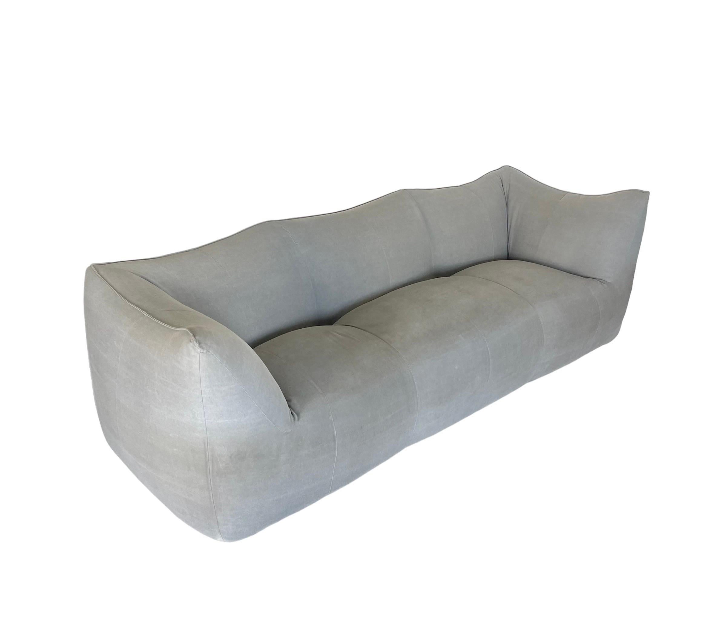 Mid-Century Modern Mario Bellini Le Bambole Three Seater Sofa for B&B Italia, Italy