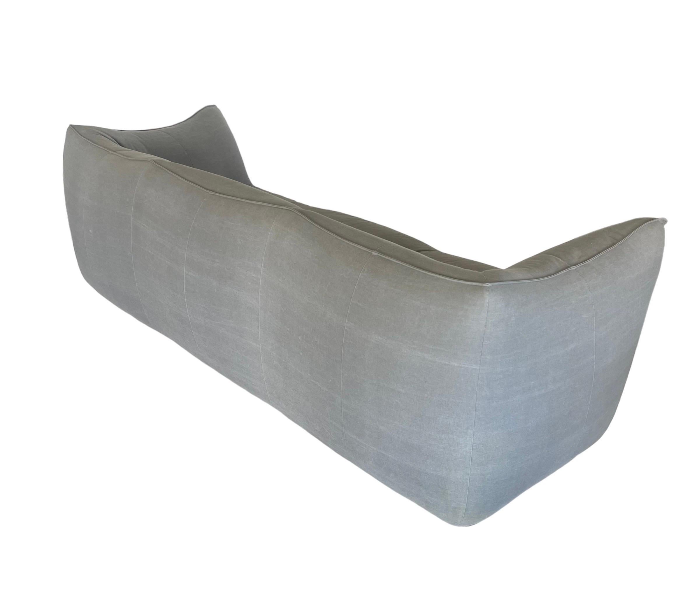 Italian Mario Bellini Le Bambole Three Seater Sofa for B&B Italia, Italy