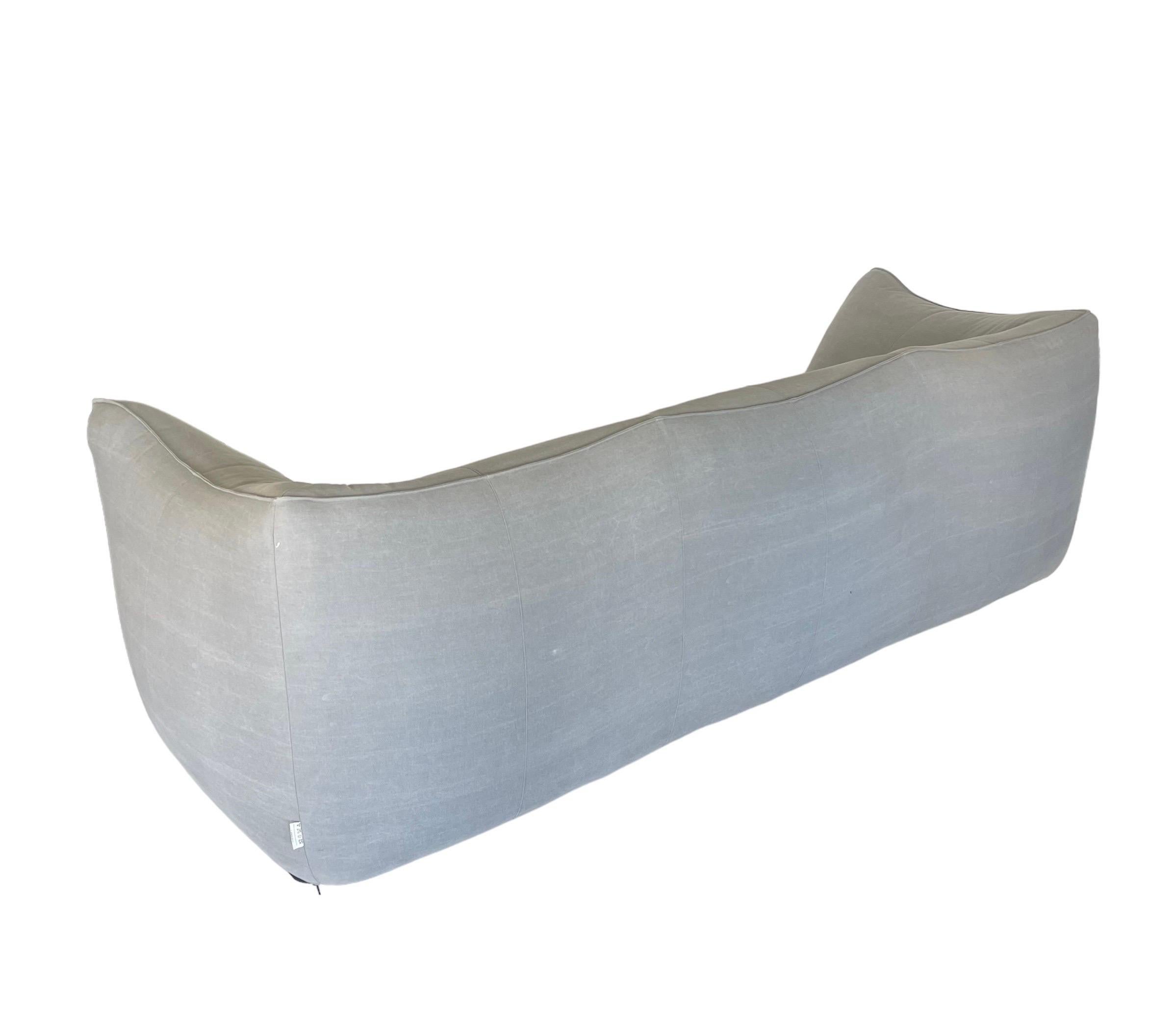 Molded Mario Bellini Le Bambole Three Seater Sofa for B&B Italia, Italy