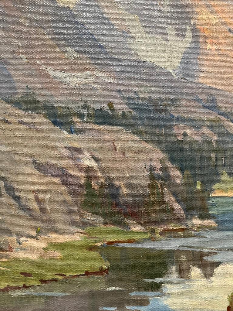 Peinture à l'huile originale de Marion Cavanaghs Wachtel représentant un paysage Bon état - En vente à Scottsdale, AZ