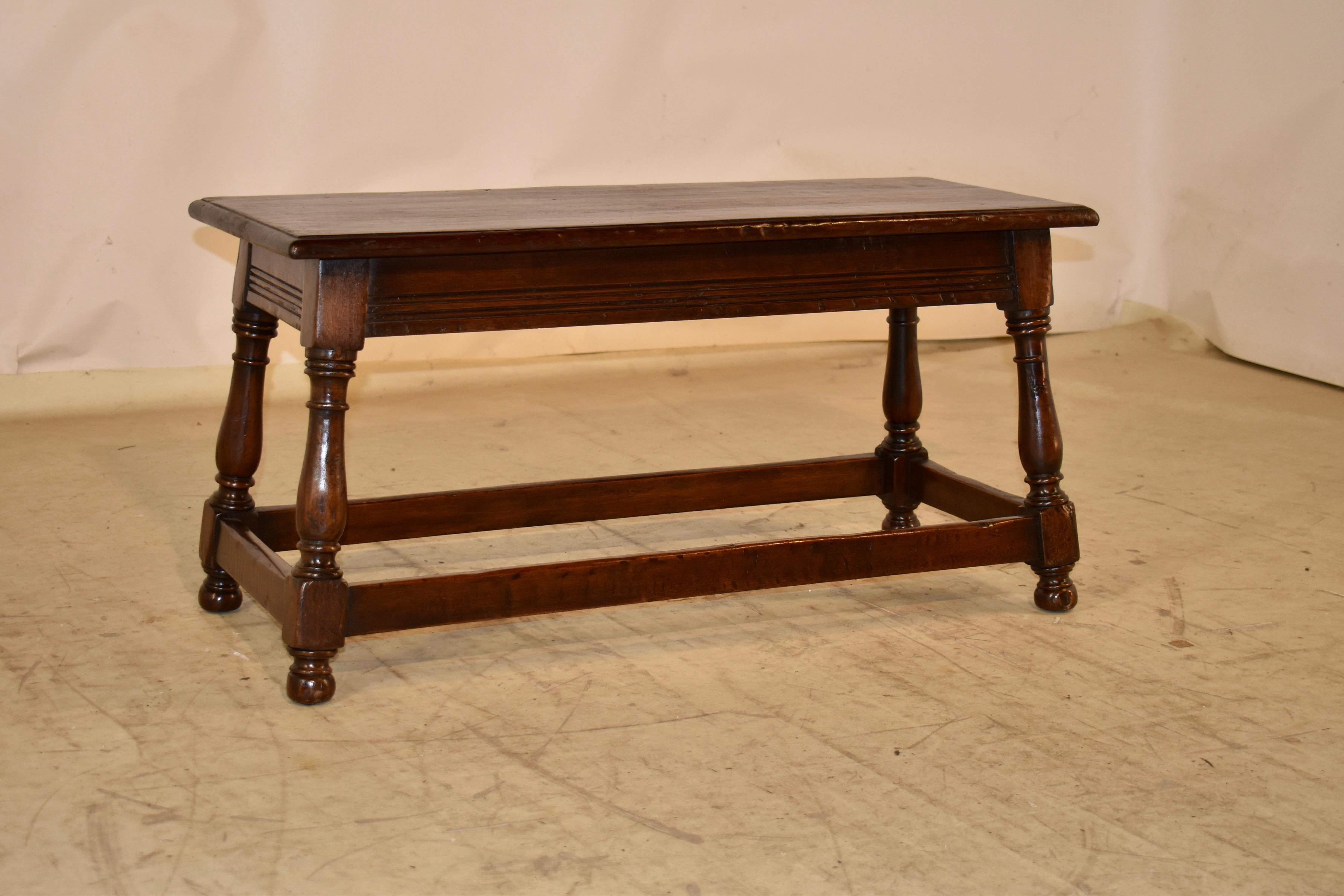Banc original en Oak Hand Made de Marshall Laird, Circa 1920's en vente